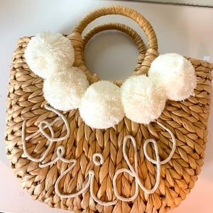 BRIDE straw purse